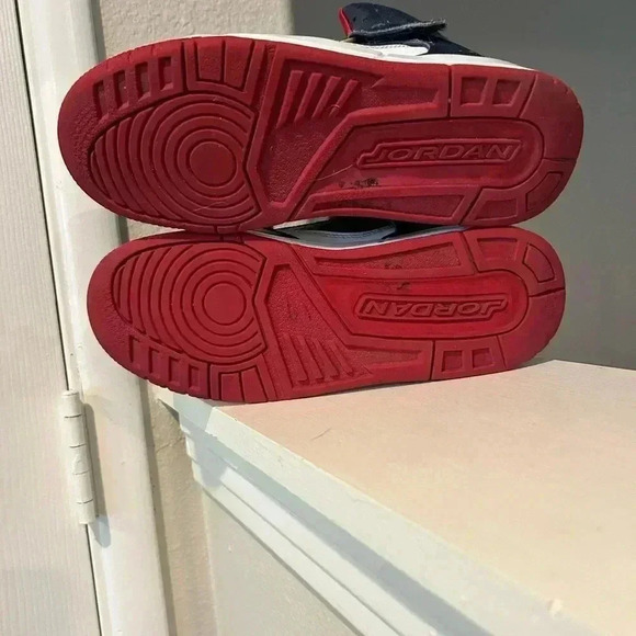 Nike Air Jordan flight 45 High Top Blue White Gym Red Size 5.5Y CZ8768 400 - Picture 9 of 10